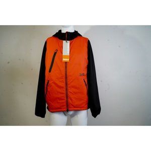 ThirtyTwo Mens Orange Black Mullair 3D Fleece Waterproof Snowboarding Jacket M
